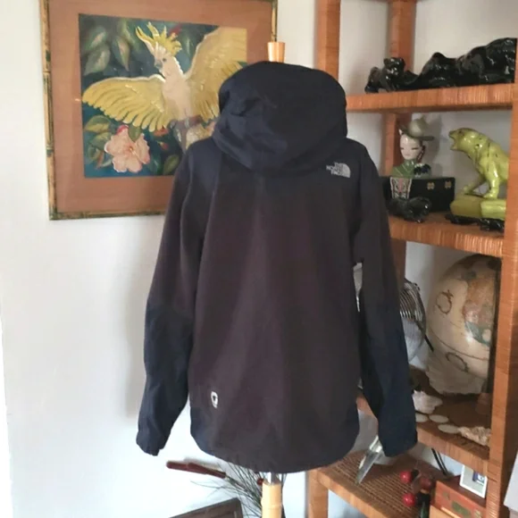 The North Face Prodigy Black Corduroy Hooded Outdoor/Ski Jacket Size Small